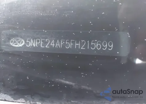 2015 Hyundai Sonata Se from USA, damaged, VIN 5NPE24AF5FH215699